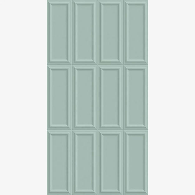 Imagen de Cerámica para pared Brick Verde Agua 32x62 cm Brillante