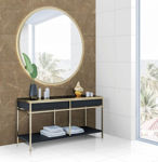 Imagen de Porcelanato para piso y pared Armani Bronze 60x60 cm Mate y rectificado