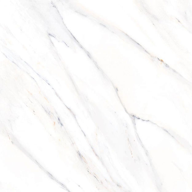 Imagen de Cerámica para piso Mármol Blanco 62x62 cm Brillante