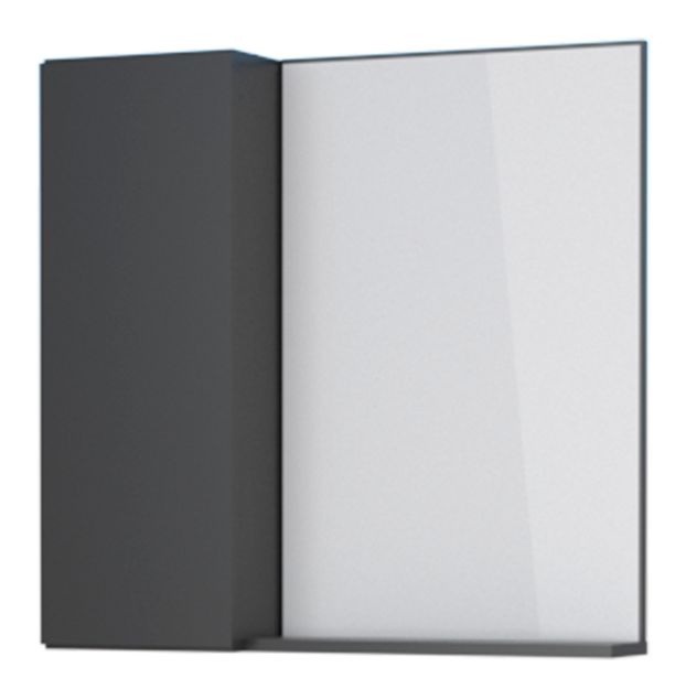 Imagen de Botiquín en madera 56cm negro COZIMAX