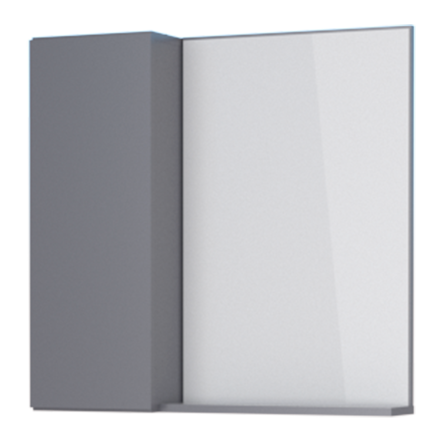 Imagen de Botiquín en madera 71 cm Gris COZIMAX