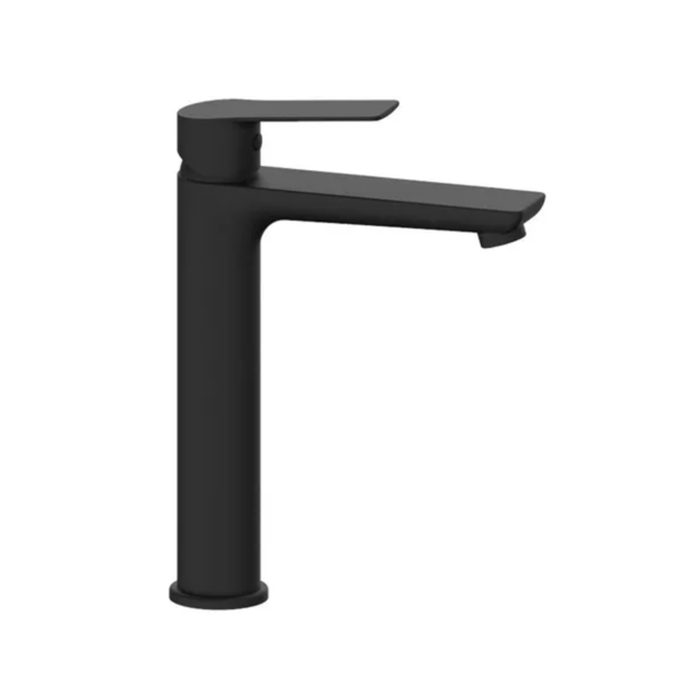 Imagen de Grifería de lavatorio Monocomando Alto de mesada Blaster Negro Mate