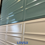 Imagen de Cerámica para pared Brick Verde Agua 32x62 cm Brillante