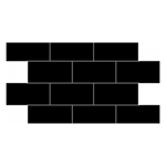 Imagen de Cerámica para pared Metro Petróleo 31x54 cm Brillante