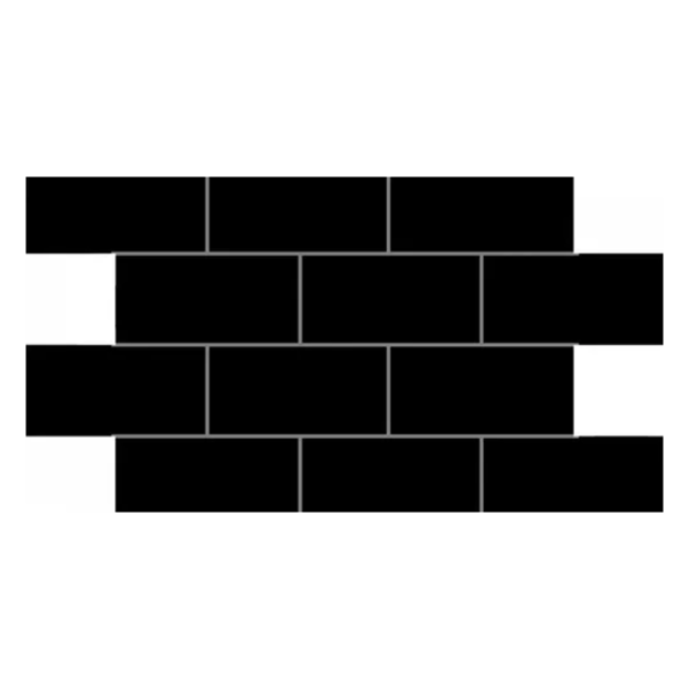 Imagen de Cerámica para pared Metro Petróleo 31x54 cm Brillante