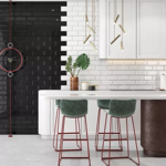 Imagen de Cerámica para pared Metro Petróleo 31x54 cm Brillante