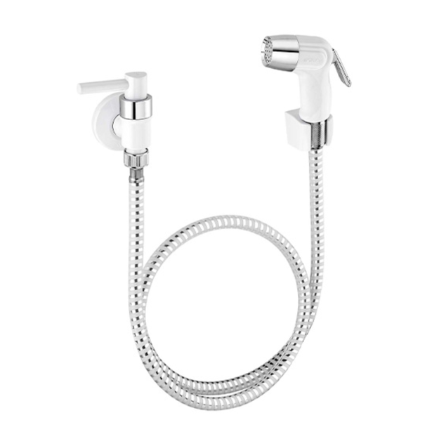 Imagen de Grifería de Ducha higiénica LAGUNE blanca