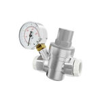 Imagen de Válvula reductora de presión 3/4 y 1/2 con manómetro
