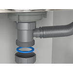 Imagen de Arandela de goma 1.1/2" para rosca sifón