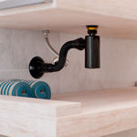 Imagen de Sifón botella para lavatorio 7/8" x 40mm Negro