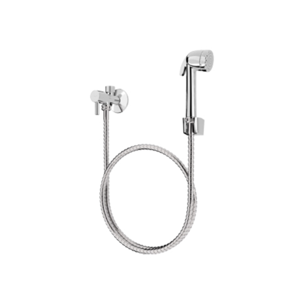 Imagen de Kit ducha  Higiénica con desviador y flex. inox Blukit