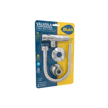 Imagen de Valvula para urinario con flexible Blukit