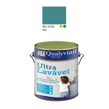 Imagen de Premium ultralavable Mar de Bali mate 3,6 litros