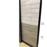 Imagen de Cerámica para piso y pared Capen Bianco 15x60 cm Mate