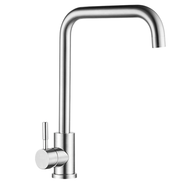 Imagen de Grifería de cocina Monocomando de mesada Celtic Gris Satinado