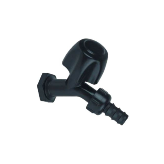 Imagen de Canilla de jardín plástica negra 1/2"