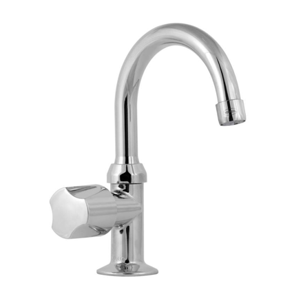 Imagen de Griferia de lavatorio de agua fría alto de mesada Cromado FOZ