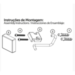 Imagen de TOALLERO 45 CM AMURAR DORADO FUTURE