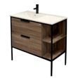 Imagen de Mueble de baño de pie soak 90cm bacha de resina con mesada