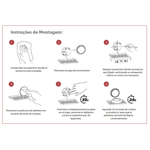 Imagen de TOALLERO ADHESIVO 25 CM NEGRO MATE