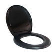 Imagen de Tapa inodoro Oval plástica Negro