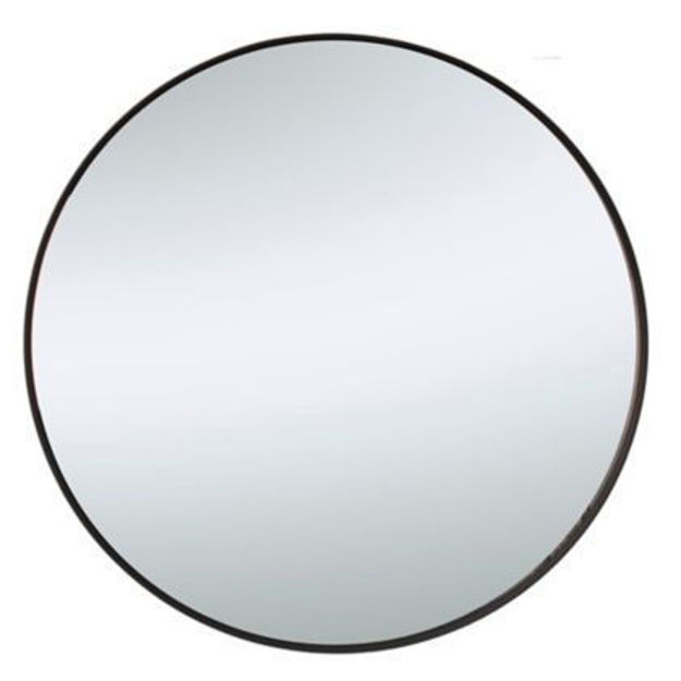 Imagen de Espejo Redondo negro