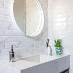 Imagen de Cerámica de pared Brick Calacata 7,5x25 cm Brillante