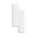 Imagen de Cerámica de pared Brick Blanco 7,5x25 cm Brillante