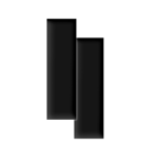 Imagen de Cerámica de pared Brick Black 7,5x25 cm Brillante