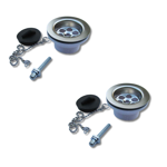 Imagen de Mesada con pileta doble acero inox 200cm concreto