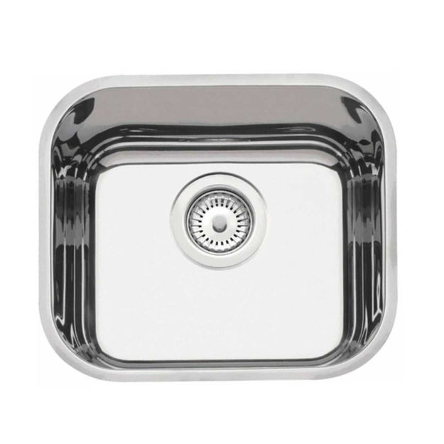Imagen de Pileta simple acero inox embutir 40x34x17 Forminox