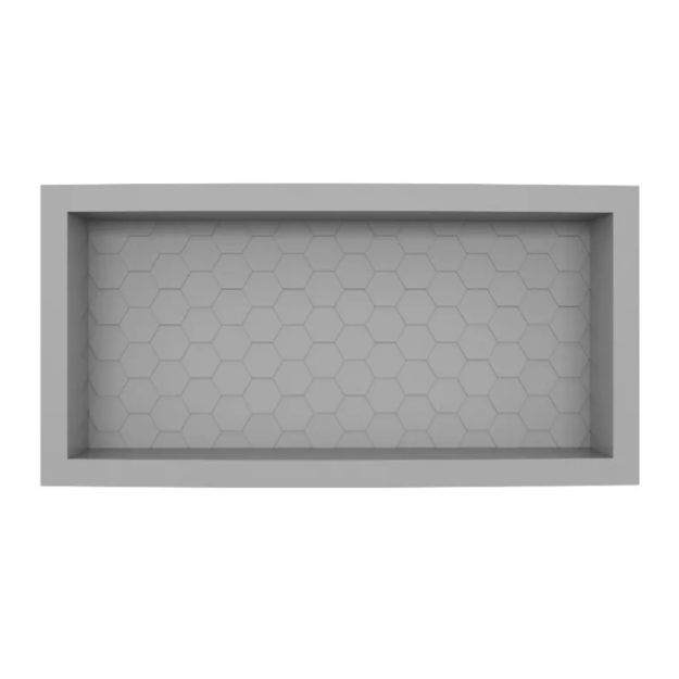 Imagen de Nicho Empotrar Polipropileno 60cm Gris