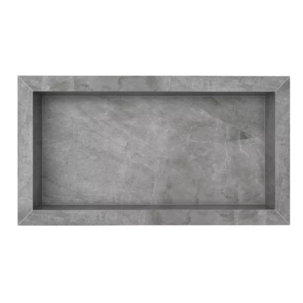 Imagen de Nicho estante de empotrar Porcelanato 60cm Gris