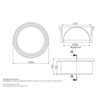 Imagen de Junta Membrana para mecanismo neumático Blukit