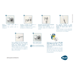 Imagen de Flexible de acero inox para ducha en blíster 2,00 mt Blukit