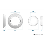 Imagen de Tapa junta abs cromado 40/50 Blukit