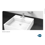 Imagen de Válvula de lavatorio plástico negra 7/8 Blukit