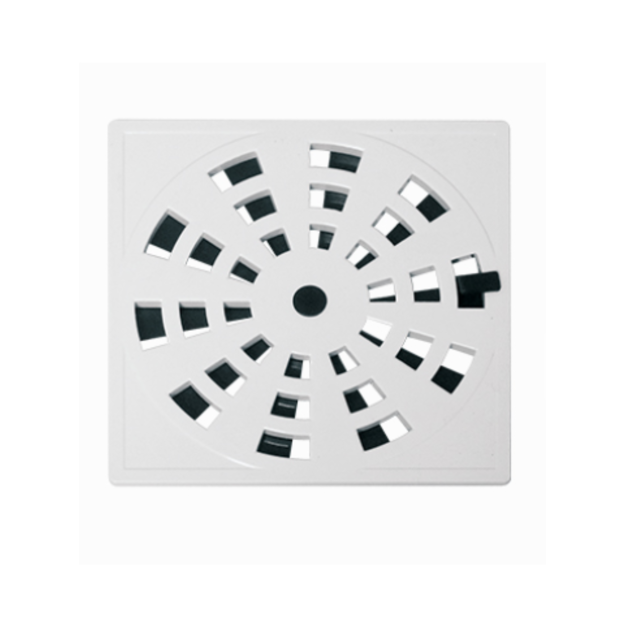 Imagen de Rejilla plástico blanca 15x15 con cierre