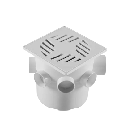 Imagen de Pileta de piso sifonada Astra 15x15 cm