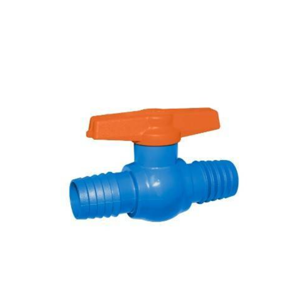 Imagen de Válvula esférica con estría para caño polietileno 1/2