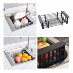 Imagen de Cesta Extensible para pileta de Acero Negra