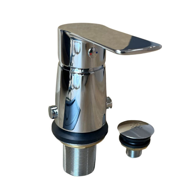 Imagen de Grifería de Bidet Monocomando con transferencia Blaster Cromado Brillante