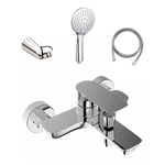 Imagen de Grifería de ducha Monocomando Exterior con transferencia Blaster Cromado Brillante