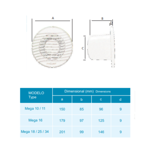 Imagen de Extractor Mega 10 - 100mm Sicflux
