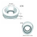 Imagen de Cono conexión de embutir grande Nórdico