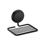 Imagen de JABONERA ADHESIVA NEGRO MATE