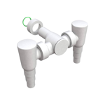 Imagen de Sifón lavarropa doble exterior blanco BN