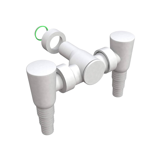 Imagen de Sifón lavarropa doble exterior blanco BN