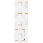 Imagen de Porcelanato para pared Trama Rimini 32x100 cm Mate y rectificado