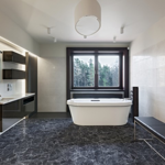 Imagen de Cerámica para piso Piamonte Negro 51x51 cm Brillante